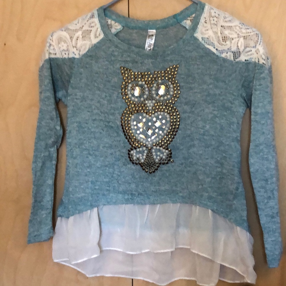 Girl’s owl top